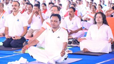 Photo of ଭୁବନେଶ୍ବରରେ ଅନ୍ତର୍ଜାତୀୟ ଯୋଗ ଦିବସ, ସାମିଲ ହେଲେ ମୁଖ୍ୟମନ୍ତ୍ରୀଙ୍କ ସମେତ ପ୍ରାୟ ୧୫,୦୦୦ ଜନତା