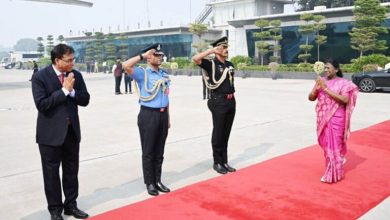 Photo of ଦୁଇ ଆଫ୍ରିକୀୟ ଦେଶ ଗସ୍ତରେ ଗଲେ ରାଷ୍ଟ୍ରପତି ଦ୍ରୌପଦୀ ମୁର୍ମୁ