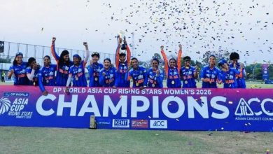 Photo of ବାଂଲାଦେଶକୁ ପରାସ୍ତ କରି ଲଗାତାର ଦ୍ୱିତୀୟ ଥର ପାଇଁ ଏସିଆ କପ୍ ଜିତିଲା ଭାରତ