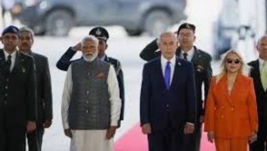 Photo of ପ୍ରଧାନମନ୍ତ୍ରୀ ମୋଦିଙ୍କୁ ଇସ୍ରାଏଲରେ ଭବ୍ୟ ସ୍ୱାଗତ: ବିମାନବନ୍ଦରରେ ମିଳିଲା ଗାର୍ଡ ଅଫ୍ ଅନର