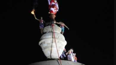 Photo of ଶ୍ରୀ ଲିଙ୍ଗରାଜ ମନ୍ଦିରରେ ଉଠିଲା ମହାଦୀପ