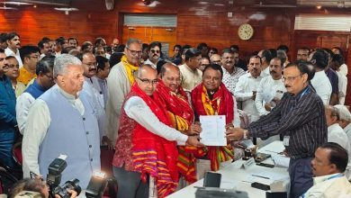 Photo of ମୁଖ୍ୟମନ୍ତ୍ରୀଙ୍କ ଉପସ୍ଥିତିରେ ନାମାଙ୍କନ ଭରିଲେ ମନମୋହନ-ସୁଜିତ-ଦିଲ୍ଲୀପ