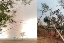 Photo of ମୟୁରଭଞ୍ଜରେ କାଳବୈଶାଖୀର ତାଣ୍ଡବ