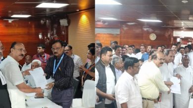 Photo of ନାମାଙ୍କନ ଭରିଲେ ଦତ୍ତେଶ୍ୱର ହୋତା ଓ ସଂତୃପ୍ତ ମିଶ୍ର