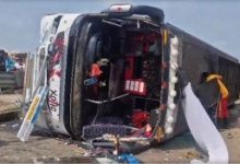 Photo of ବାଲେଶ୍ୱରରେ ତୀର୍ଥଯାତ୍ରୀ ବସ୍ ଦୁର୍ଘଟଣାଗ୍ରସ୍ତ: ୮ ଗୁରୁତର, ଅଳ୍ପକେ ବର୍ତ୍ତିଲେ ଅନ୍ୟ ଯାତ୍ରୀ