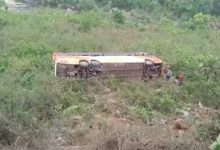 Photo of ଘାଟି ତଳକୁ ଖସିଲା ଓଏସଆରଟିସି ବସ୍‌:ଜଣେ ମୃତ ଓ ୧୫ରୁ ଅଧିକ ଆହତ